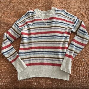 100% Cashmere Madewell Stripe Sweater